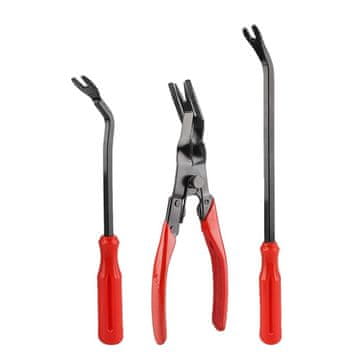 Vixson 3-delni komplet orodja za odstranjevanje avtomobilskih sponk, odporno jeklo, ergonomični ročaji | CLIPREM