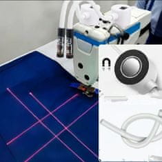 HOME & MARKER® Natančni laserski vodnik za šivalne stroje, nastavljiva širina žarka, magnetna pritrditev | QUILTGLO