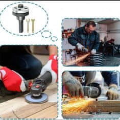 Vixson Komplet adapterjev za kotno brusilko, večnamenska uporaba, trpežna kovina | GRINDROD