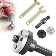 Vixson Komplet adapterjev za kotno brusilko, večnamenska uporaba, trpežna kovina | GRINDROD