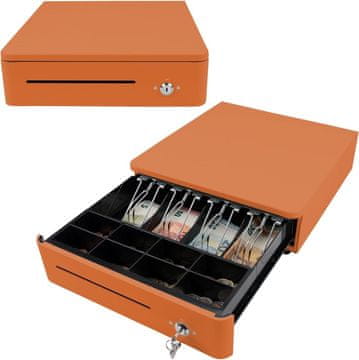 Olympia Blagajna olympia s 330 330x355x104 mm oranžna 947990117