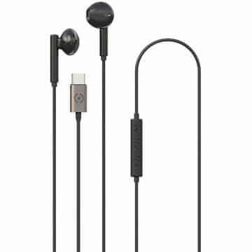 Celly UP1100 Stereo Headset Drop USB-C Black