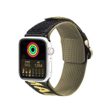 Dux Ducis Dux Ducis Strap (Outdoor Version) pašček Apple Watch Ultra, SE, 9, 8, 7, 6, 5, 4, 3, 2, 1 (49, 45, 44, 42 mm) najlonska zapestnica rumena
