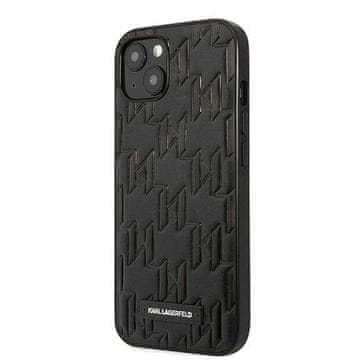 Karl Lagerfeld Etui Karl Lagerfeld Monogram Plaque za iPhone 13 mini - črne
