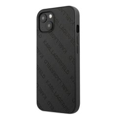 Karl Lagerfeld Etui Karl Lagerfeld Perforated Allover za iPhone 13 mini - črne