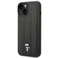 Karl Lagerfeld Etui Karl Lagerfeld Puffy Ikonik Pin za iPhone 14 Plus - črn