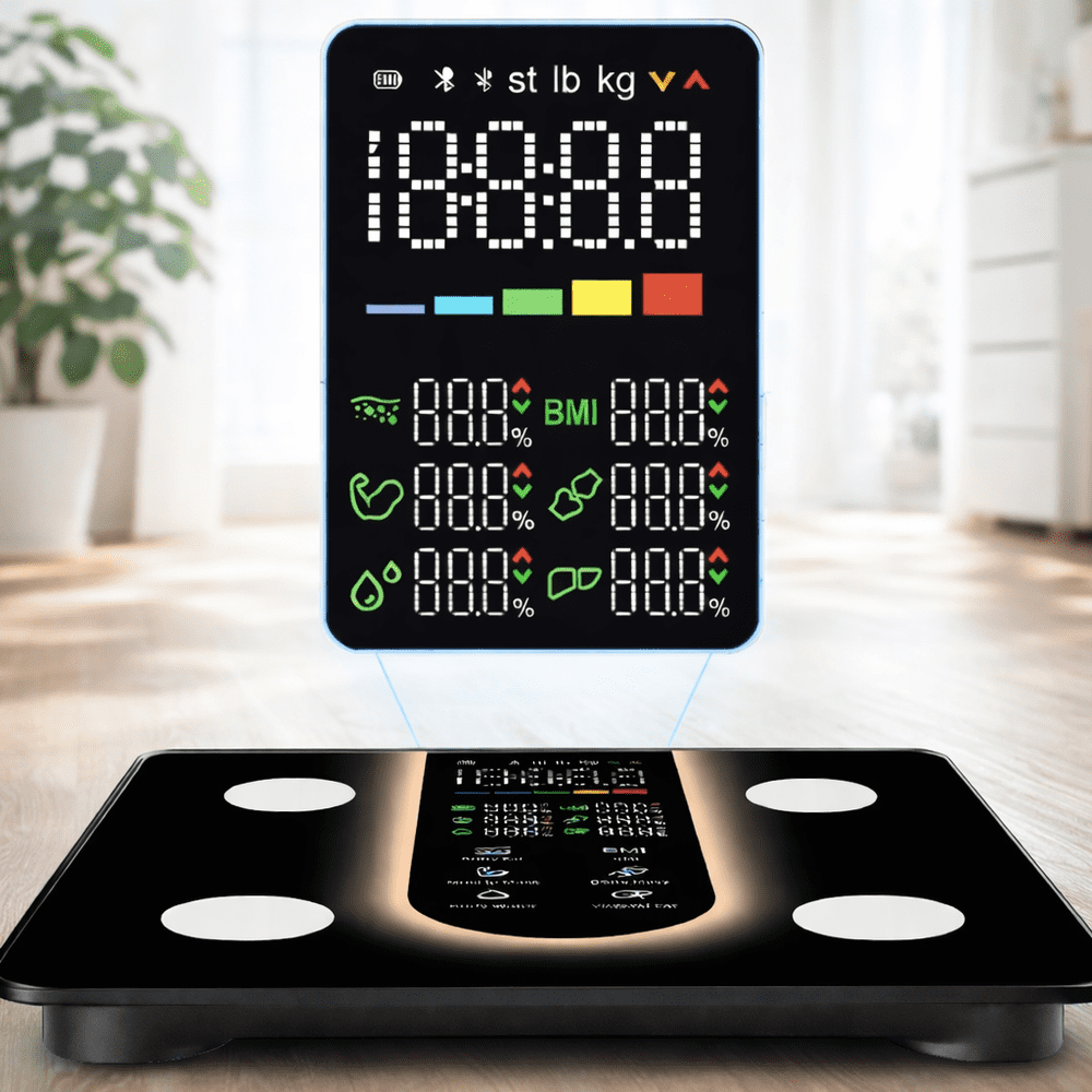 Farrot FARROT Pametna Tehtnica Bluetooth 180 kg 21 Parametrov Analiza Telesa BMI Aplikacija