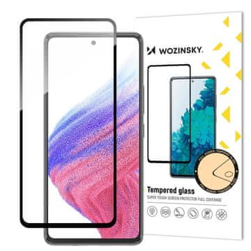 WOZINSKY Wozinsky Full Glue Kaljeno Steklo Samsung Galaxy A54 5G 9H za cel zaslon s črnim okvirjem