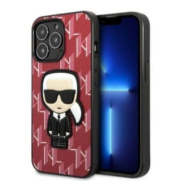 Karl Lagerfeld Etui Karl Lagerfeld Monogram Ikonik Patch za iPhone 13 Pro / iPhone 13 - rdeče
