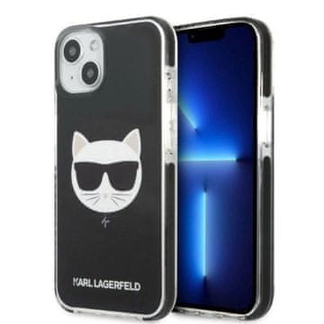 Karl Lagerfeld Etui Karl Lagerfeld Choupette Head za iPhone 13 mini - črne