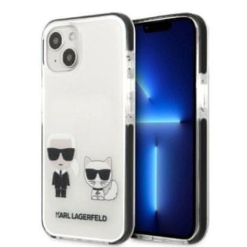 Karl Lagerfeld Etui Karl Lagerfeld Karl&Choupette za iPhone 13 mini - belo
