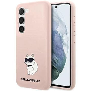 Karl Lagerfeld Etui Karl Lagerfeld Silicone Choupette na Samsung Galaxy S23+ - roza