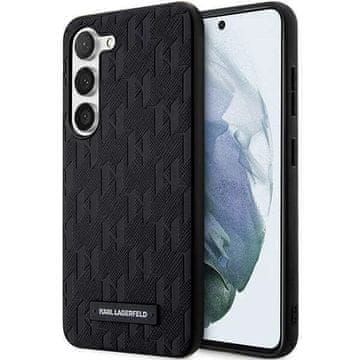 Karl Lagerfeld Etui Karl Lagerfeld Saffiano Mono Metal Logo za Samsung Galaxy S23 - črne