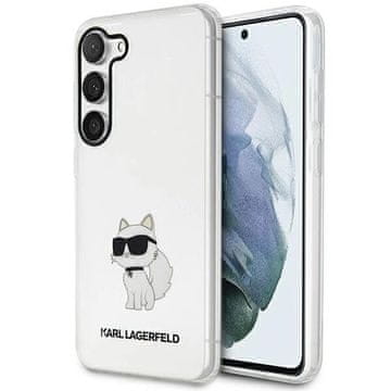 Karl Lagerfeld Etui Karl Lagerfeld Ikonik Choupette na Samsung Galaxy S23 - przezroczyste