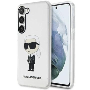 Karl Lagerfeld Etui Karl Lagerfeld Ikonik Karl na Samsung Galaxy S23+ - prozorno