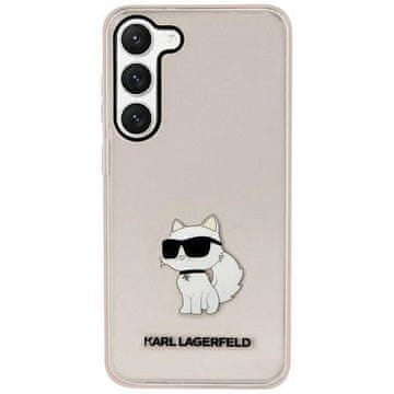 Karl Lagerfeld Etui Karl Lagerfeld Ikonik Choupette za Samsung Galaxy S23 - roza