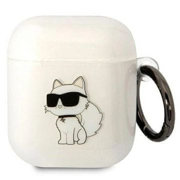 Karl Lagerfeld Etui Karl Lagerfeld Ikonik Choupette za AirPods 1/2 - prozorno
