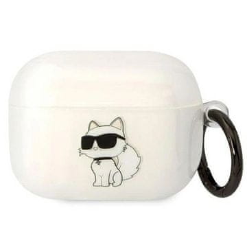 Karl Lagerfeld Etui Karl Lagerfeld Ikonik Choupette za AirPods Pro - prozorno