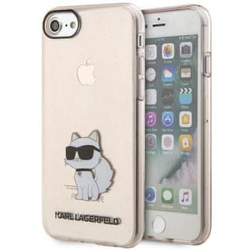 Karl Lagerfeld Etui Karl Lagerfeld Ikonik Choupette za iPhone 7 / 8 / SE 2020 / SE 2022 - roza