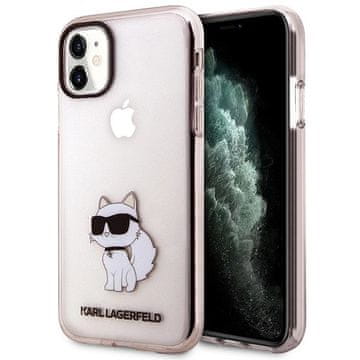 Karl Lagerfeld Etui Karl Lagerfeld Ikonik Choupette za iPhone 11 / Xr - roza
