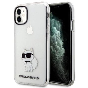 Karl Lagerfeld Etui Karl Lagerfeld Ikonik Choupette za iPhone 11 / Xr - prozorno