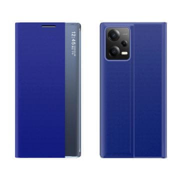HURTEL New Sleep Case etui do Xiaomi Redmi Note 12 5G / Poco X5 5G pokrowiec z klapką podstawka niebieskie