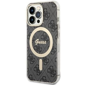 Guess Etui Guess 4G MagSafe za iPhone 13 Pro / iPhone 13 - črno