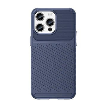 HURTEL Pancrni ovitek iPhone 15 Pro Max Thunder Case - modri