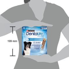 DentaLife Medium priboljški za pse s piščancem, 12-25 kg, 6x115 g