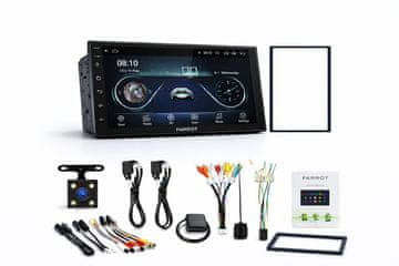 Farrot Farrot 7” Android 14 Avto Multimedija 2DIN | GPS Navigacija, Wi-Fi, Bluetooth, MirrorLink + Vzvratna Kamera,