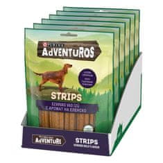 Adventuros priboljški za pse z divjačino, 6x90 g