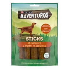 Adventuros priboljški za pse z divjim bivolom, 6x120 g