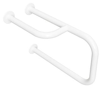 SAPHO Kopalniško oporno držalo LEVO 500mm - bela stabilnost za varnost in udobje