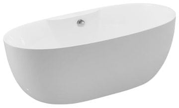 POLYSAN RANA Elegance Samostoječa Kad 170x80x58cm, Bela, Akrilat