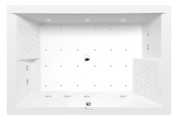 POLYSAN DUPLA Premium Hydromasažna Kad 180x120, Highline Hydro-Air, Krom