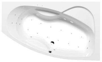 POLYSAN MAMBA R Luksuzna Hidromasažna Vana 170x100cm z Napredno Hydro-Air Tehnologijo