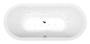 POLYSAN VIVA O Hidromasažna Kad 175x80x47cm - Highline Hydro-Air Sistem, Kromirana