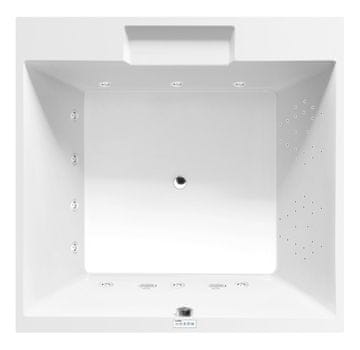 POLYSAN POLYSAN masažna kad Highline Hydro, 175x175x50 cm, bela, akril, kvadratna