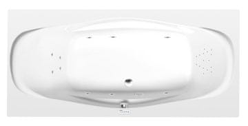 POLYSAN GARDA Premium Hidromasažna Kad 190x90x44cm s Highline Hydro Sistemom - Krom