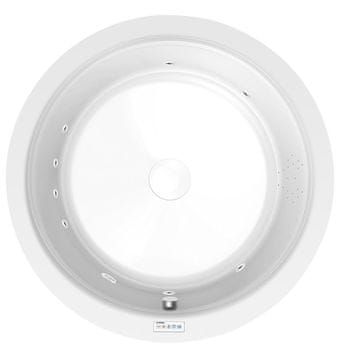 POLYSAN OBLO Highline Hydro kromirana hidromasažna kad 165x48 cm