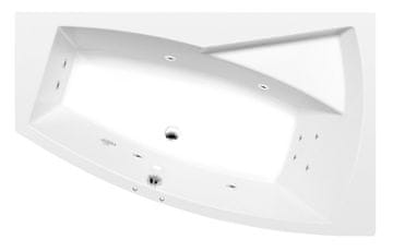 POLYSAN Hidromasažna Kad EVIA R 160x100, Active Hydro Sistem, Kromirana Finiš