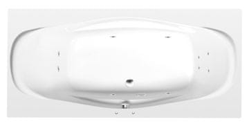 POLYSAN Luksuzna Hidromasažna Kad GARDA 190x90cm - Active Hydro Sistem, Kromirana