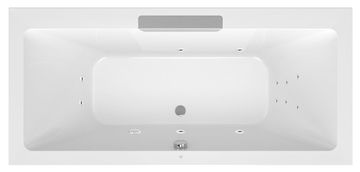 POLYSAN CASCATA Hidromasažna Kad z Kaskadno Pipo, 185x85, Atraktiven Chrom Design