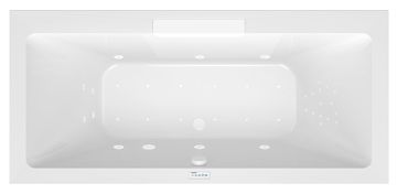 POLYSAN Eleganca Hydro-Air kaskadna kopalna kad 185x85x45cm, bela - Highline Collection