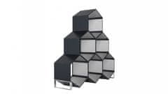 IWHOME Leseni nadstrešek antracit EOS GW-A 6 kosov - trpežna pločevina