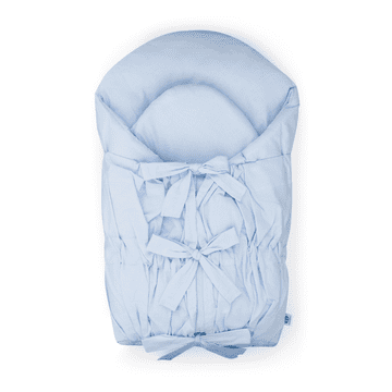 Petite&Mars Čipkasta ovijalka za medicinske sestre s polnim kokosovim vložkom Baby Blue 75x75 cm