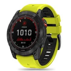 Tech-protect Pasek Tech-Protect IconBand Pro za Garmin Fenix 3 / 5X / 3HR / 5X Plus / 6X / 6X Pro / 7X - limonasto-črn