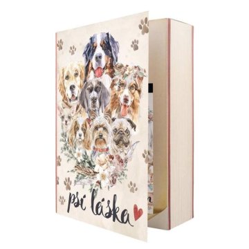 Darilni set mala knjiga - Dog love (gel za prhanje, šampon)