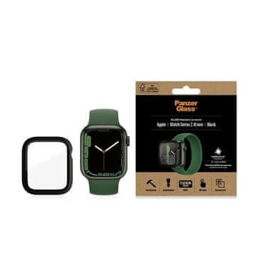 PanzerGlass Ohišje PanzerGlass Full Body za Apple Watch 7 / 8 41 mm - črno