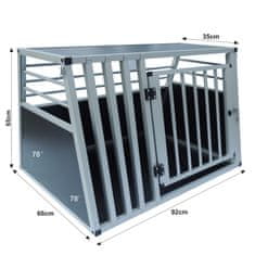PetCARE  Transportna ALU kletka za psa - 9Y